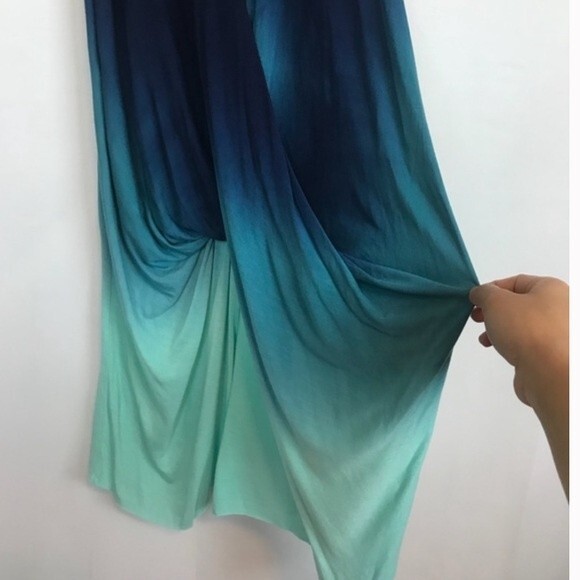 YOUNG FABULOUS & BROKE top womens Cleo Drape Ombre Tank medium - Picture 4 of 6